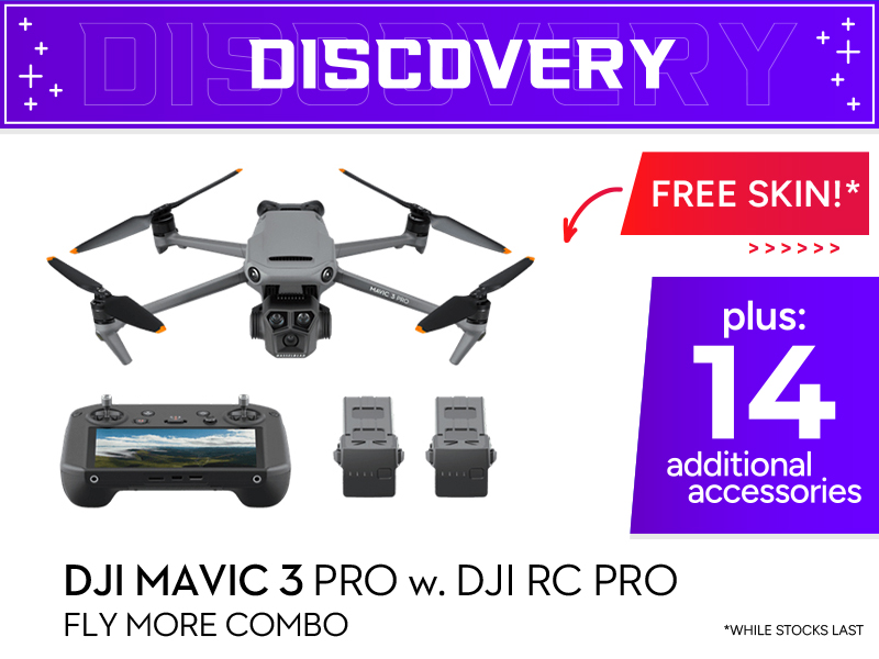 DJI Mavic 3 Pro Discovery Combo w. DJI RC Pro